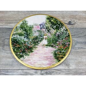 Pickard A Time Gone By Collector Plate The Gardens Of Monet Series Arden Rose